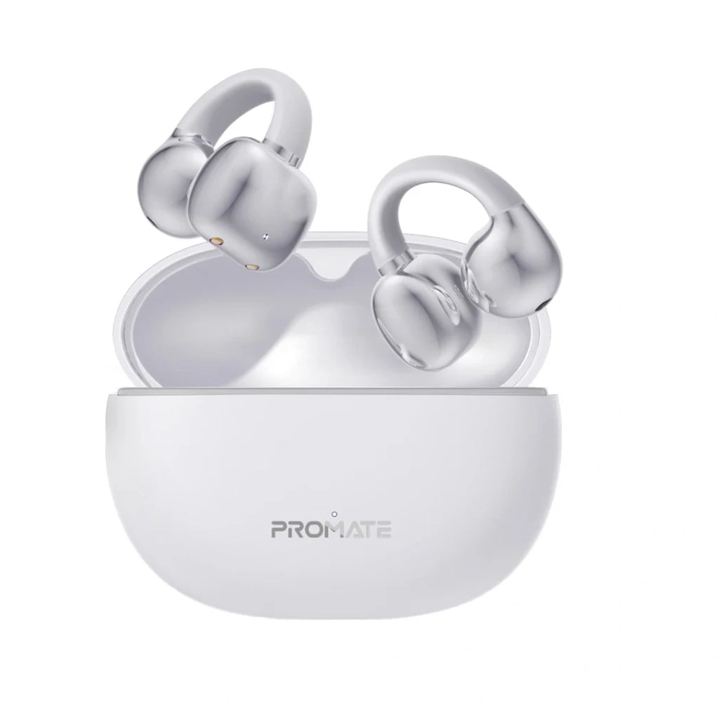 Promate Airclip – 15W Fast Charging Stand for iPhone, Apple Watch & AirPods – AuraSlate-Trio Wireless Charger with Technology