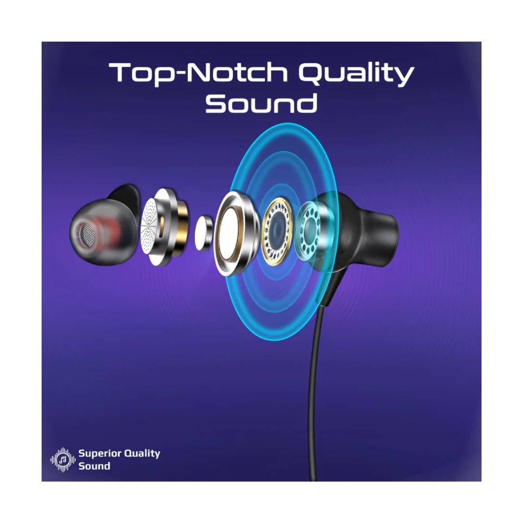 Promate Leap Wireless Bluetooth Neckband - Superior Sound Quality