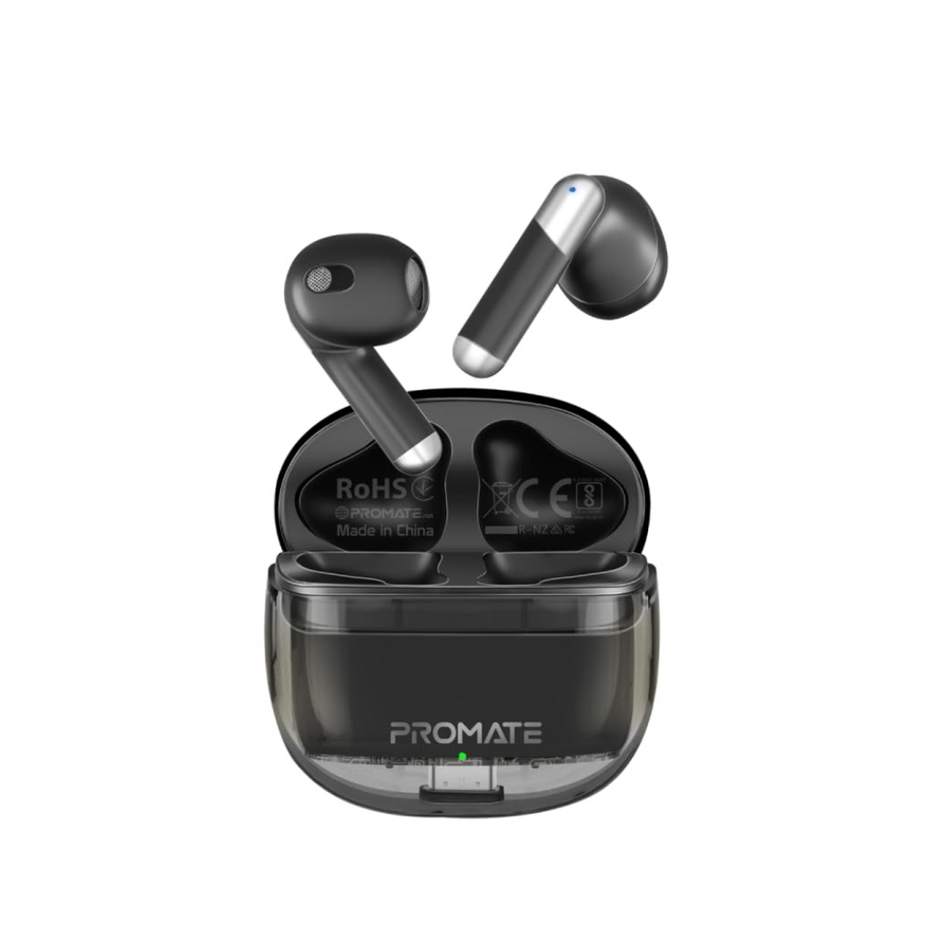 Promate TransPods Earbuds - Black