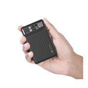 Portronics Luxcell Mini 10K Advanced 10000 mAh Nano Power Bank with 22.5W Max Output, LED Indicator, Mach USB-A Output, Type C PD Output, Type C Input, Wake Up Button(Black)