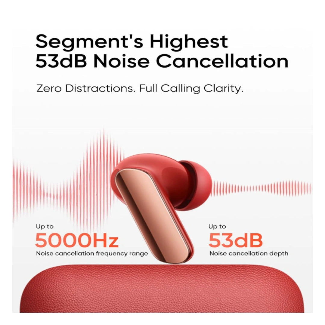 Realme Buds Air 7 Pro with Ai Live Translation,11mm+6mm Dual-dac Driver,48 Hrs Playtime,53 dB ANC,LHDC,45Ms Low Latency,360° Spatial Audio,IP55 Dust & Water Resistant,BT 5.4(Glory Beige)