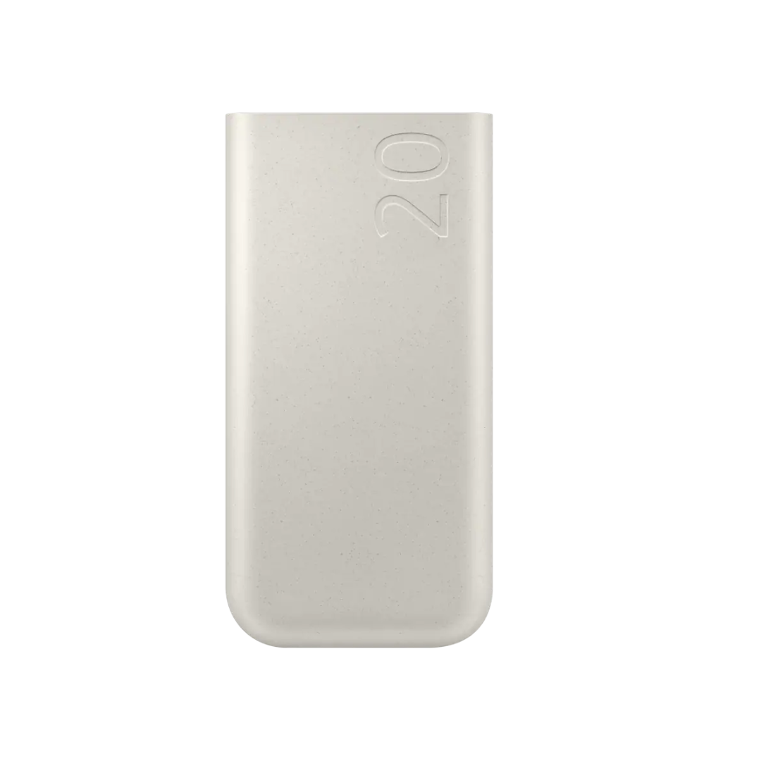 SAMSUNG 45W-20000 MAH POWER BANK white clour