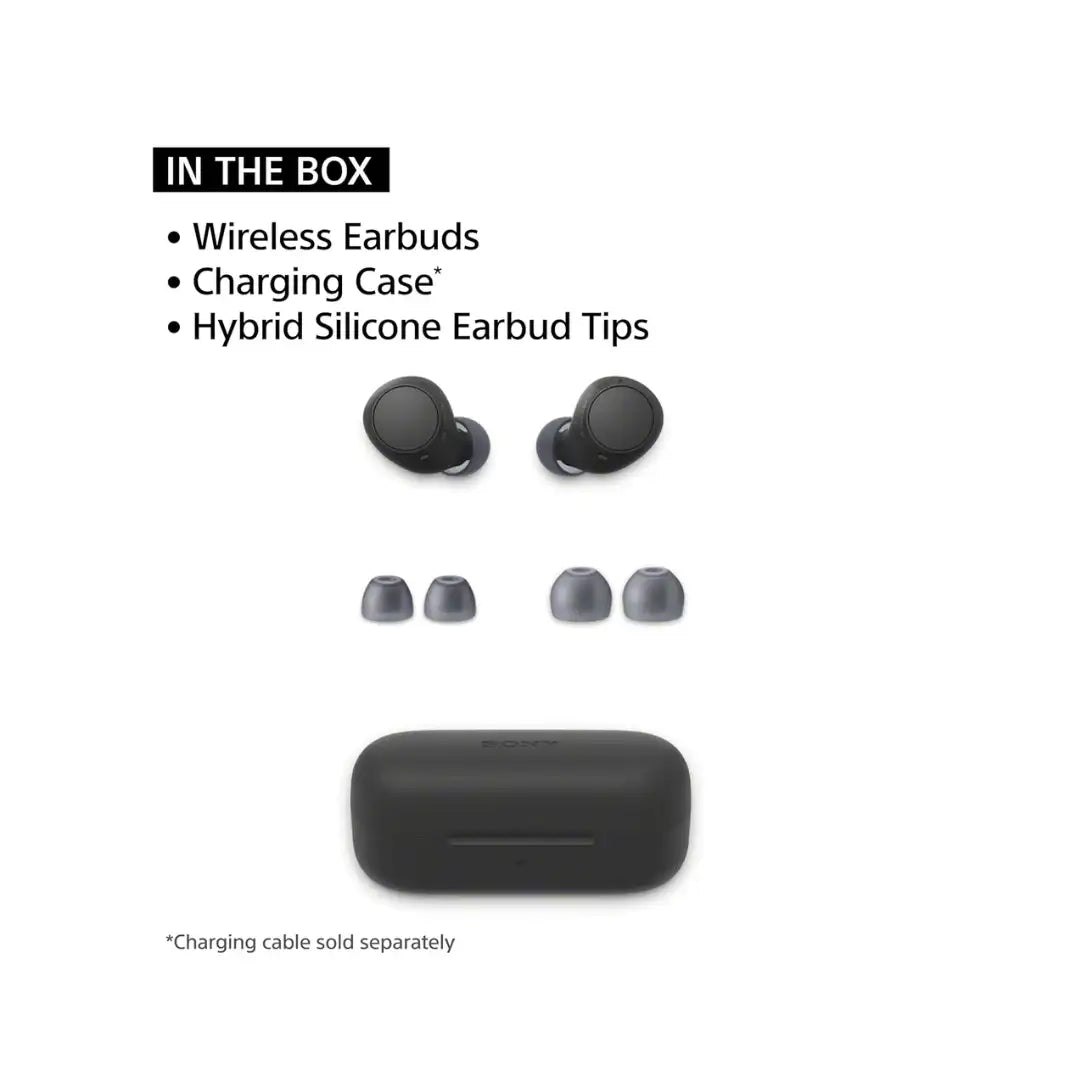 Sony WF-C510 Wireless Bluetooth Earbuds with Mic, TWS, in Ear, Ambient Sound Mode, Small and Comfortable, IPX4, Quick Charge, Multipoint Connectivity, Customized EQ, Up to 22 Hours Battery