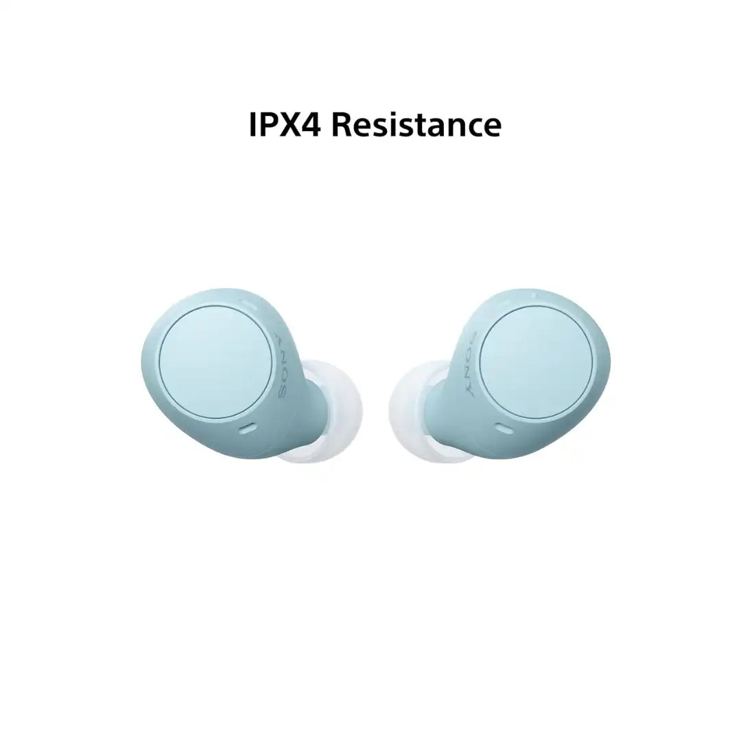Sony WF-C510 Wireless Bluetooth Earbuds with Mic, TWS, in Ear, Ambient Sound Mode, Small and Comfortable, IPX4, Quick Charge, Multipoint Connectivity, Customized EQ, Up to 22 Hours Battery