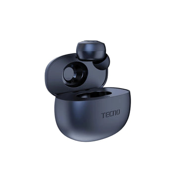Tecno Ace-A3 | 30 Hours Standby Time | Bluetooth Truly Wireless in Ear Earbuds BT 5.0 | Light Weight | Splash Proof, with mic, Black