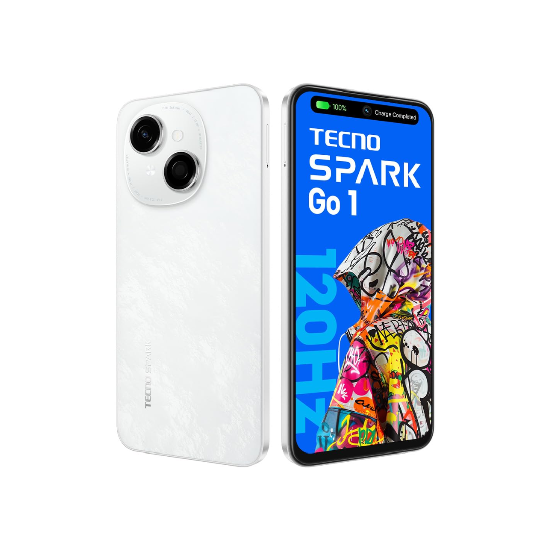 TECNO Spark GO 1  4GB+64GB| 4+ Years Lag Free Fluency | 6.67" 120Hz Smooth Display  | Dual Speakers with DTS | AI Call Noise Reduction