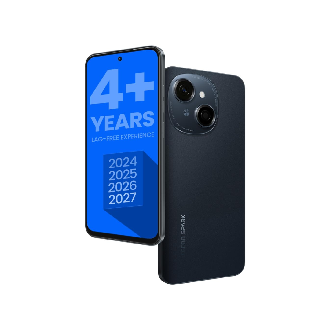 TECNO Spark GO 1  4GB+64GB| 4+ Years Lag Free Fluency | 6.67" 120Hz Smooth Display  | Dual Speakers with DTS | AI Call Noise Reduction