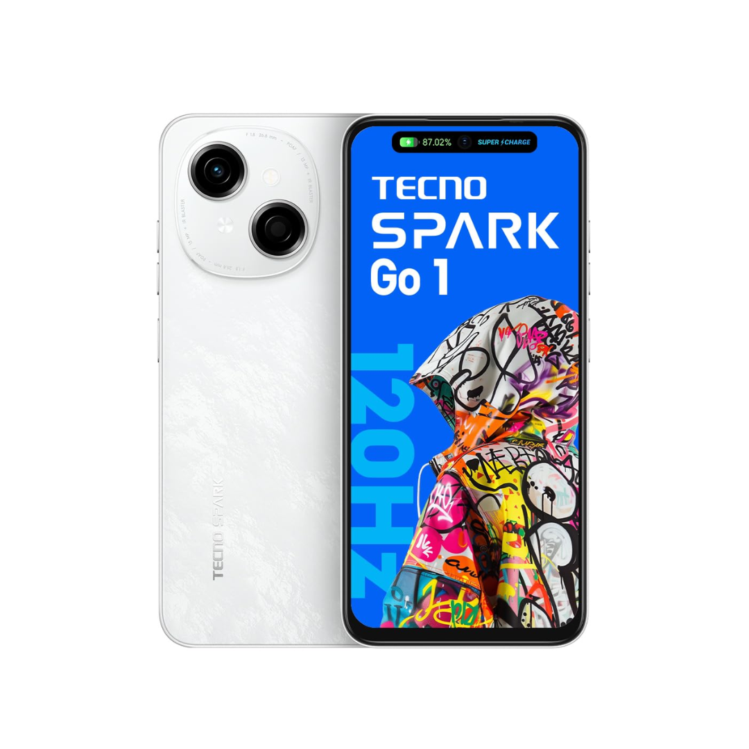 TECNO Spark GO 1  4GB+64GB| 4+ Years Lag Free Fluency | 6.67" 120Hz Smooth Display  | Dual Speakers with DTS | AI Call Noise Reduction