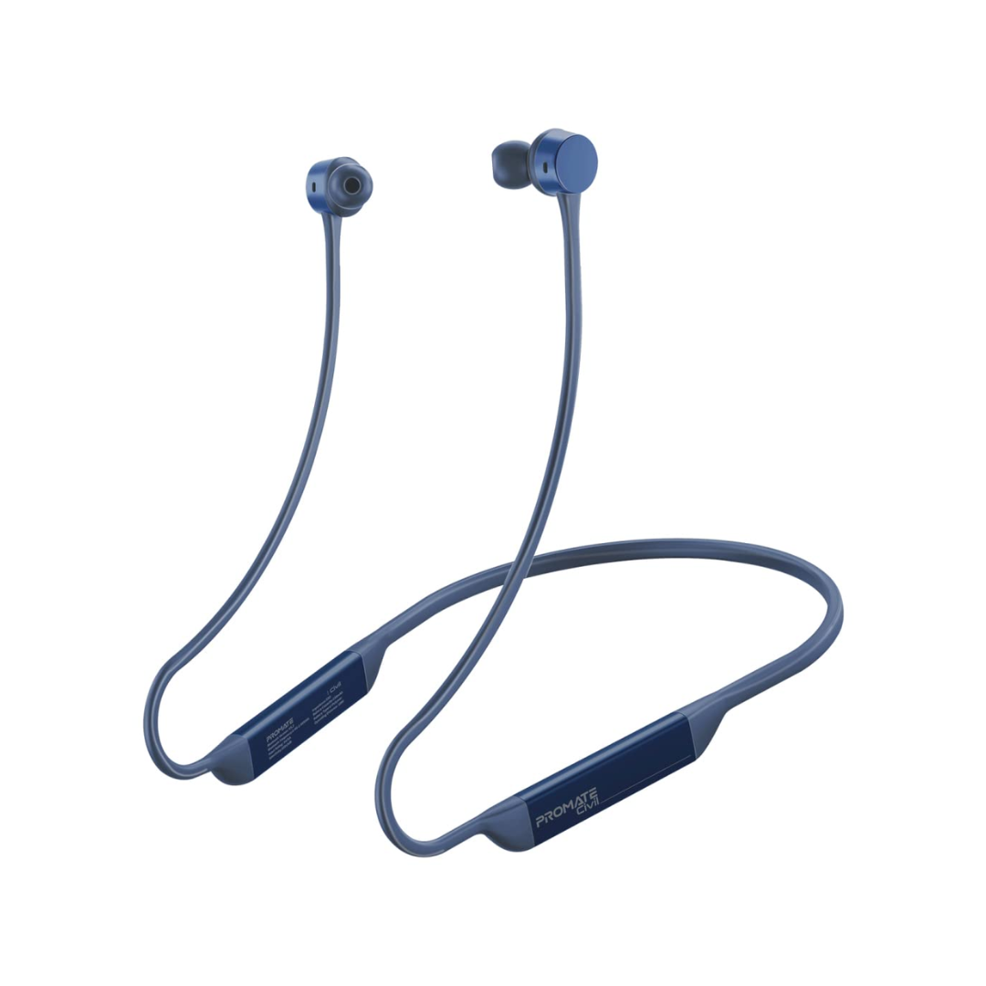 Promate Civil Bluetooth Neckband - Blue