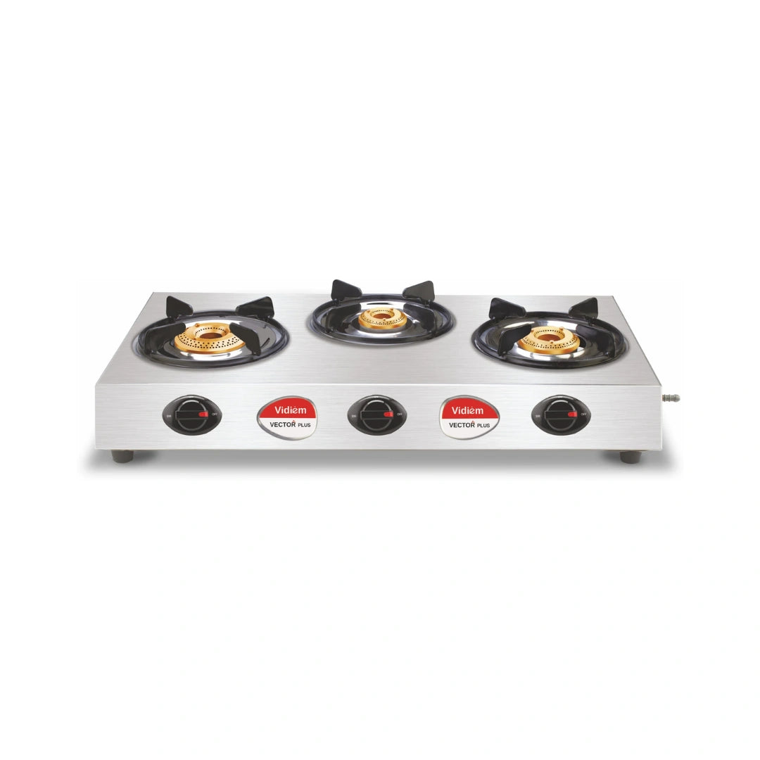 Vidiem_VECTOR_NERO_3BurnerGas Stove_