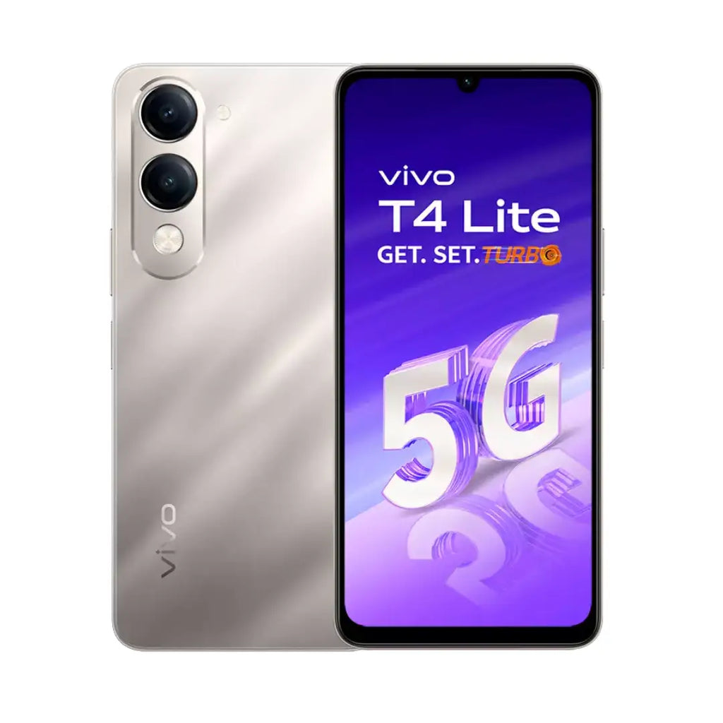 Vivo T4 Lite 5G | 6.74'' HD+ 90Hz LCD | Dimensity 6300 | 50MP Dual AI Camera | Android 14 | 6000mAh Battery | IP64