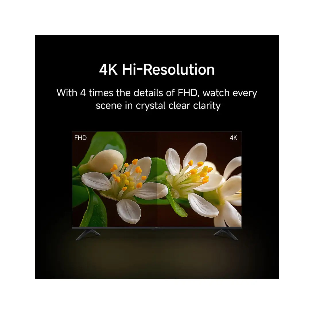 XIAOMI 4K X SERIES 55INCH 25 EDITION |Google Voice Assistant | Google cast | Miracast | Black Colour