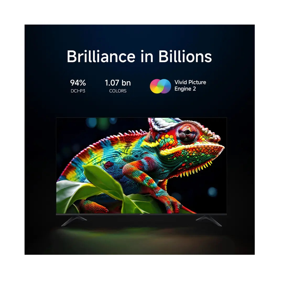 Xiaomi X Pro 43 Inch 4K Ultra HD  Display Smart Tv | Google Voice Assistant | Dual Band Wifi | Bluetooth