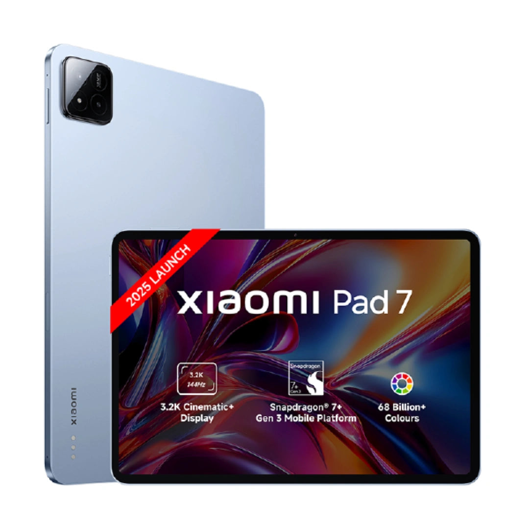 Xiaomi Pad 7  front and back view 