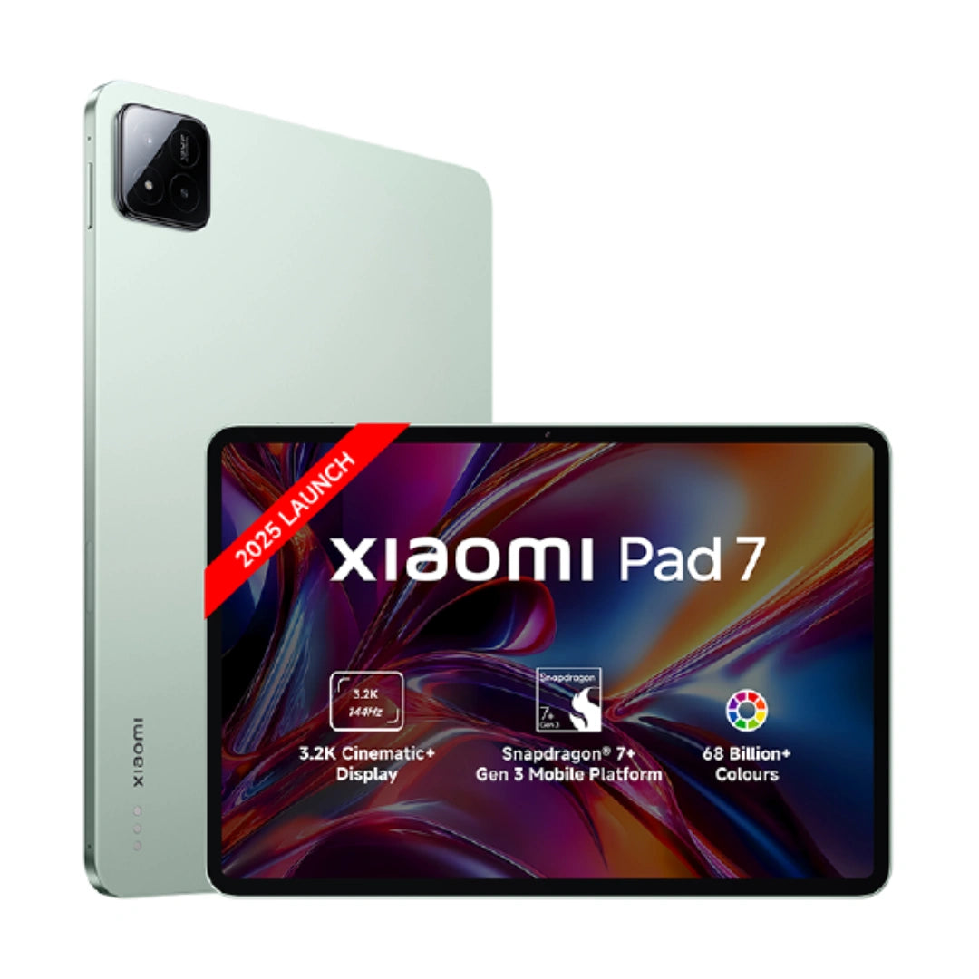 Xiaomi Pad 7 front and back view