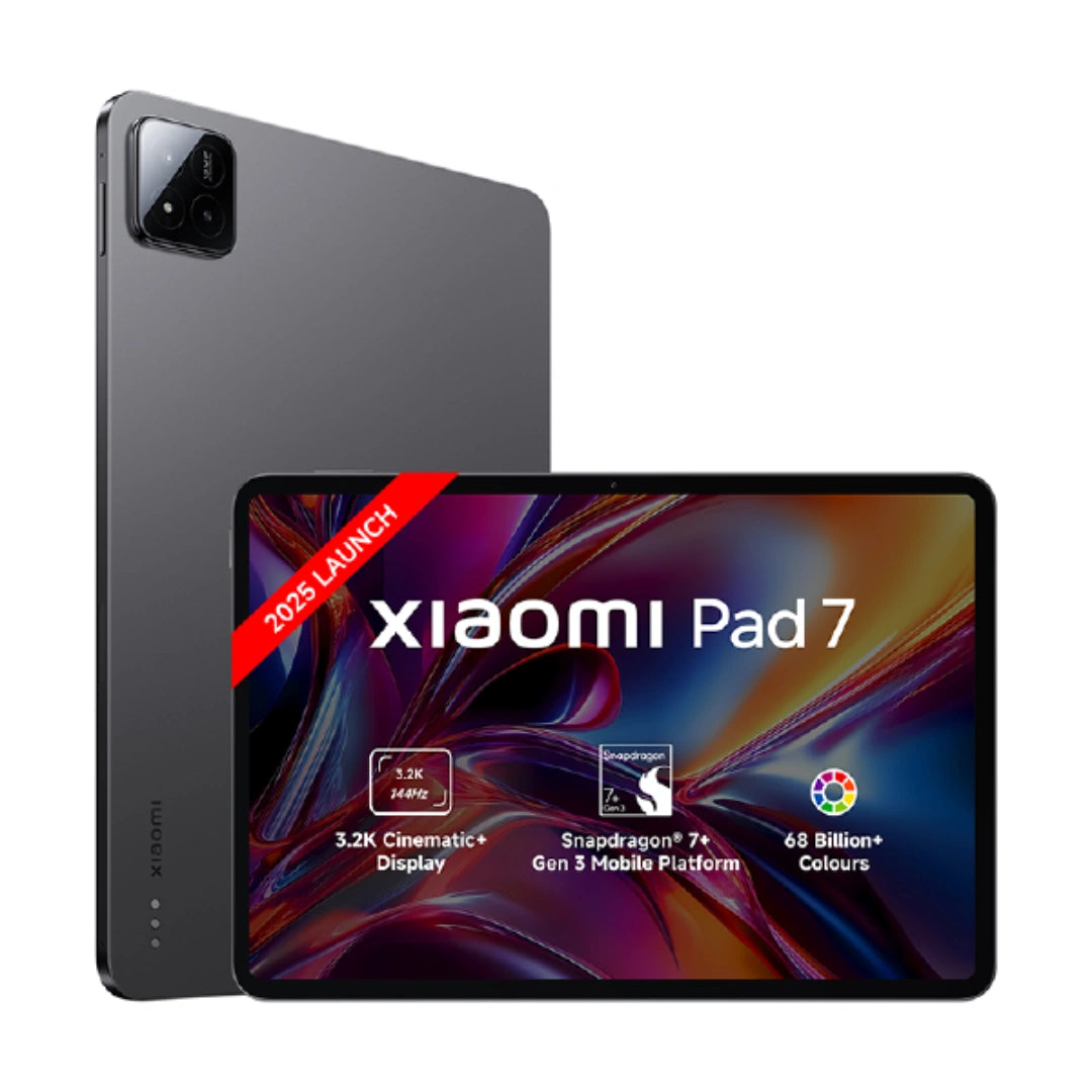 Xiaomi Pad 7 front and back view