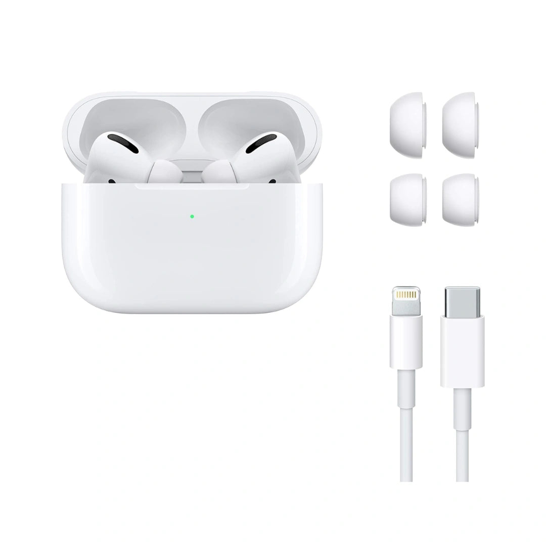 Apple Airpods Pro Bluetooth Earphones Noise Cancelling- Charging Case (White)