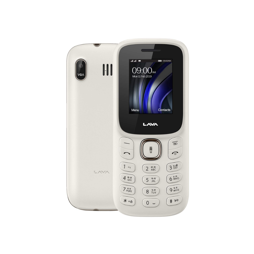 Lava A3 Vibe Dual Sim Keypad Mobile Phone | 1750mAh Big Battery | 1.8" Large Display | 7 Languages Read & Write Support | Vibration Alert (Dark Blue)