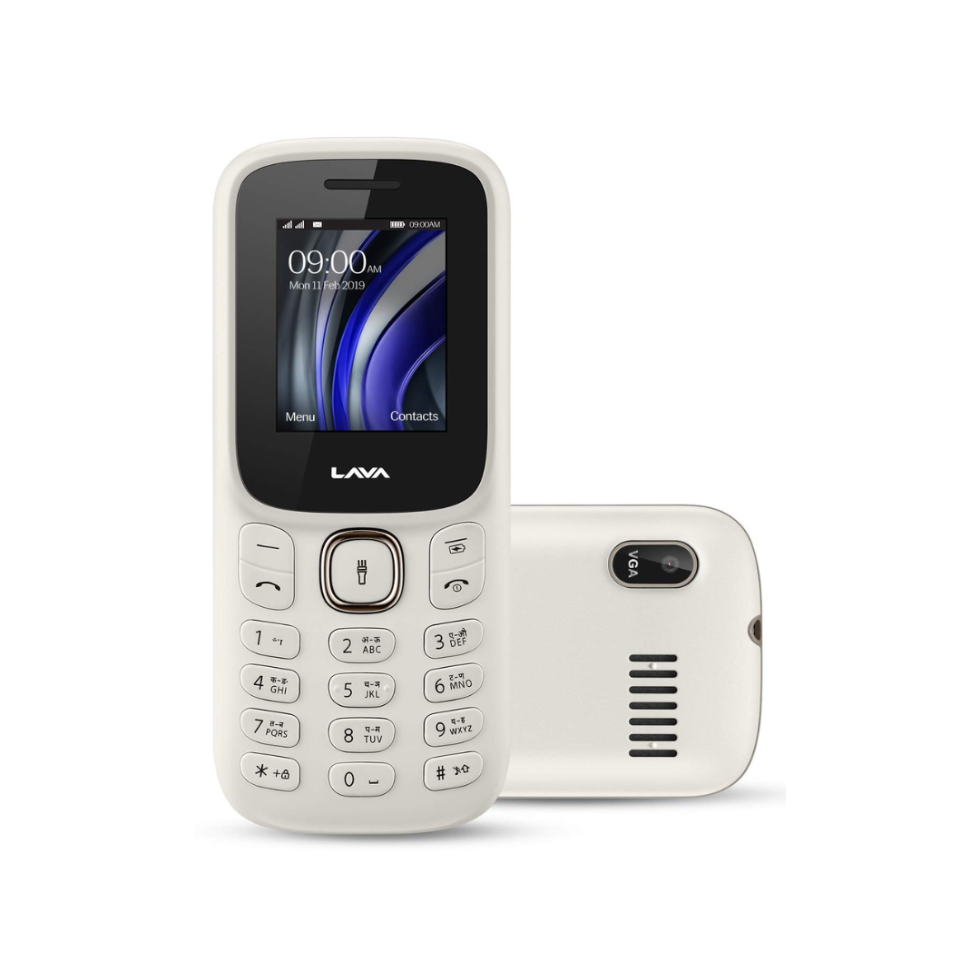 Lava A3 Vibe Dual Sim Keypad Mobile Phone | 1750mAh Big Battery | 1.8" Large Display | 7 Languages Read & Write Support | Vibration Alert (Dark Blue)