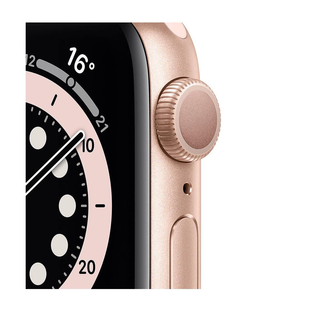 Apple Watch Series 6 (GPS, 44mm) - Gold Aluminium Case with Pink Sand